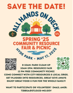 All Hands on Spring 2025 Community Resource Fair and Picnic Hyde Park May 17th, 2025